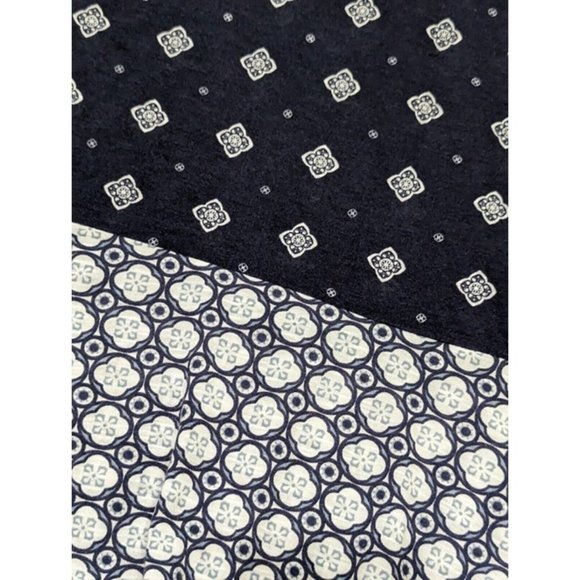 Kim Rogers Curvy Short Sleeve Knit Top Blouse Tunic Navy Size 1X Blue & White - Picture 4 of 6